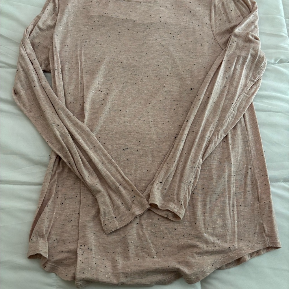Women's Long Sleeve Soft Pink Top